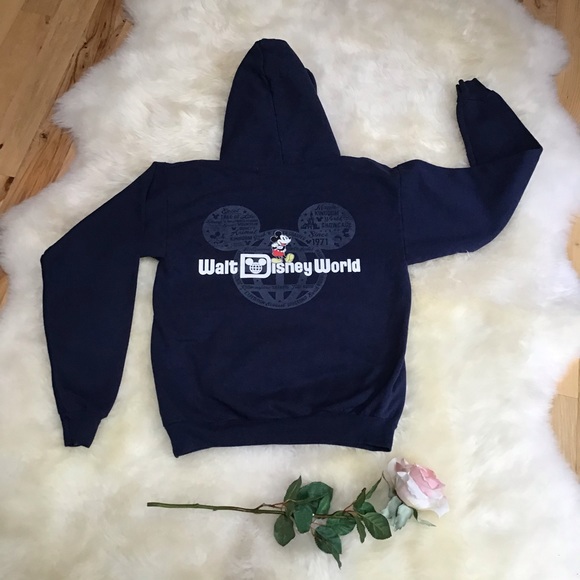 Disney World Navy hoodie - Picture 1 of 4